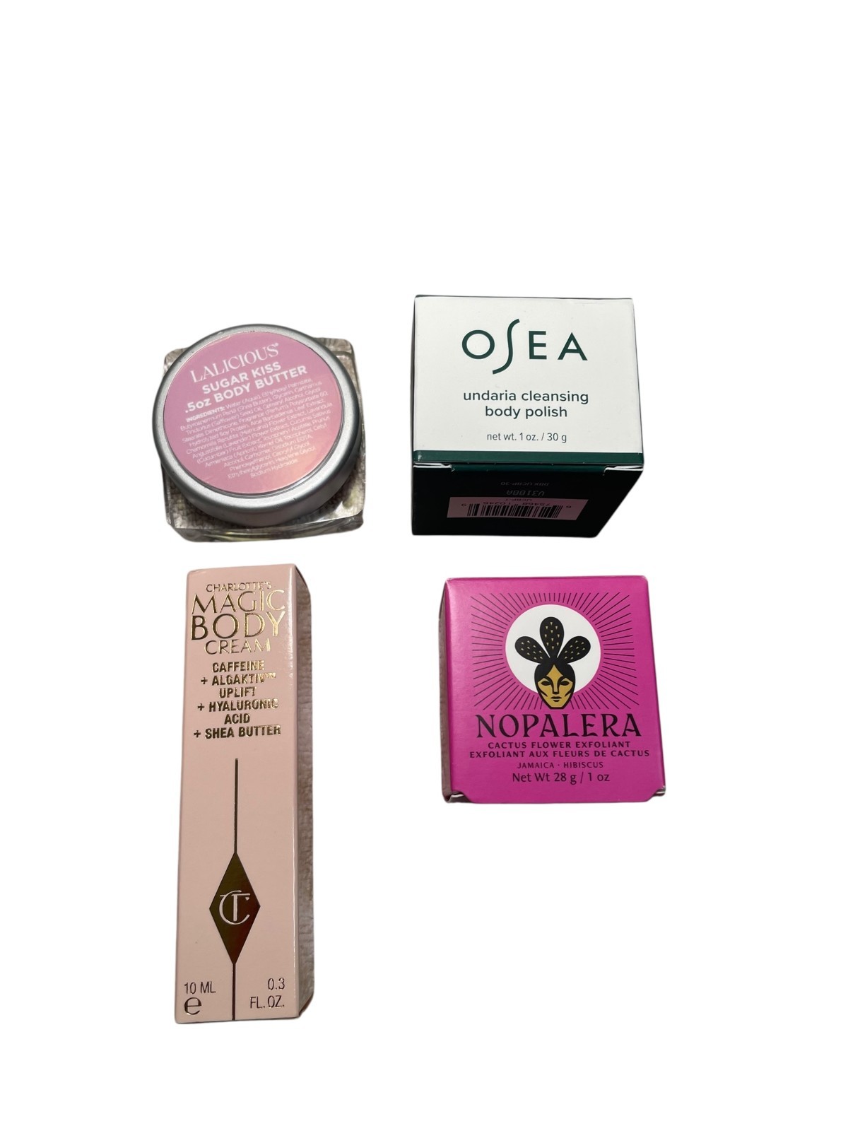 Custom Body Care Bundle – OSEA, Nopalera, Charlotte Tilbury, Lalicious – New