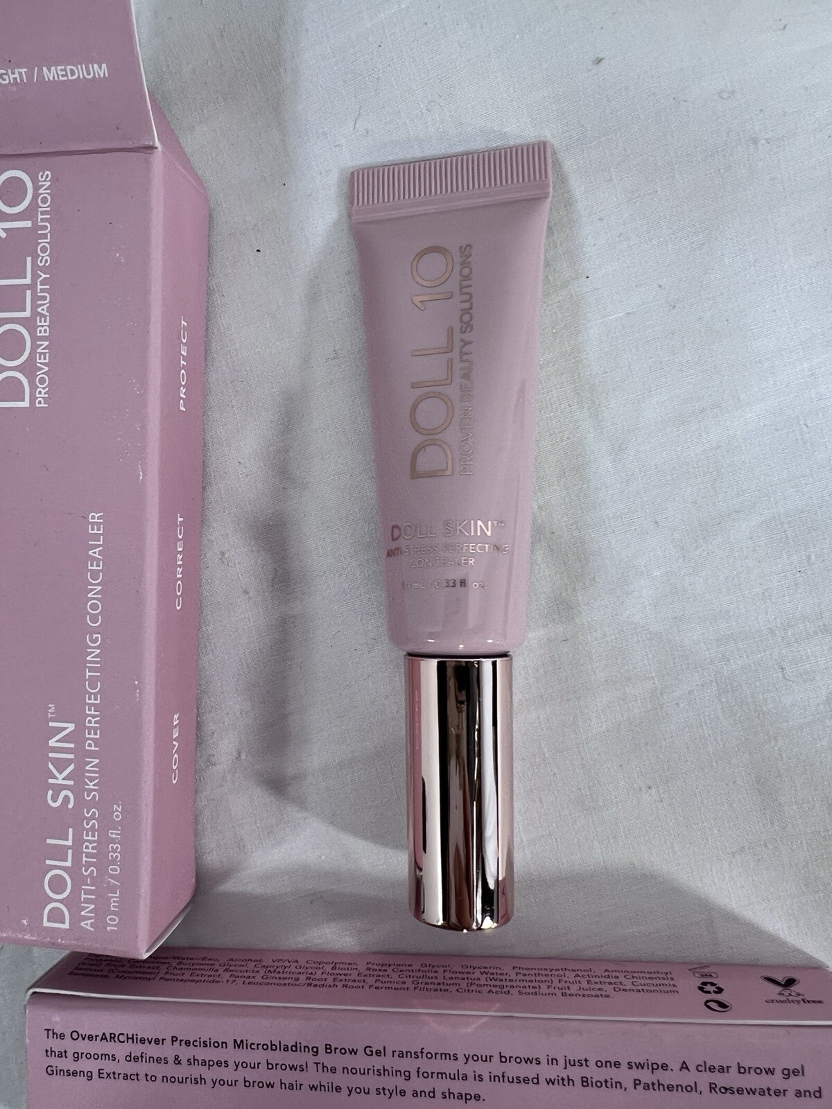 Lot Of Doll 10 Makeup: Brow Pencil , Overarchiever, Anti Stress Cream, Eyeliner