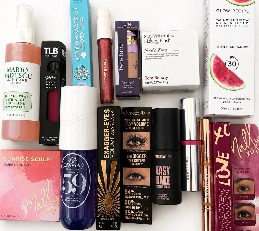 Prestige Sephora Beauty Bundle – Rare Beauty, Huda, Sol, New