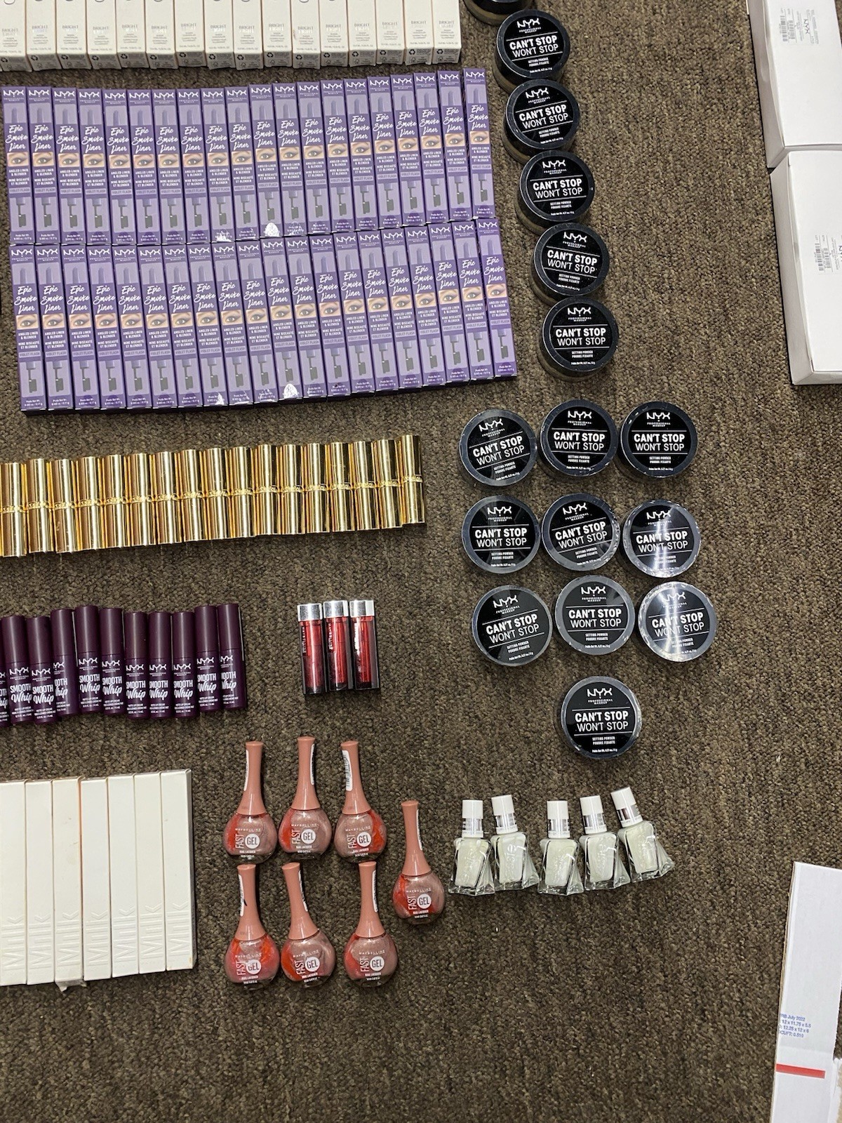 Huge Lot Of High End Makeup 371 Pieces Makeup By Mario NYX Huda Beauty Merit