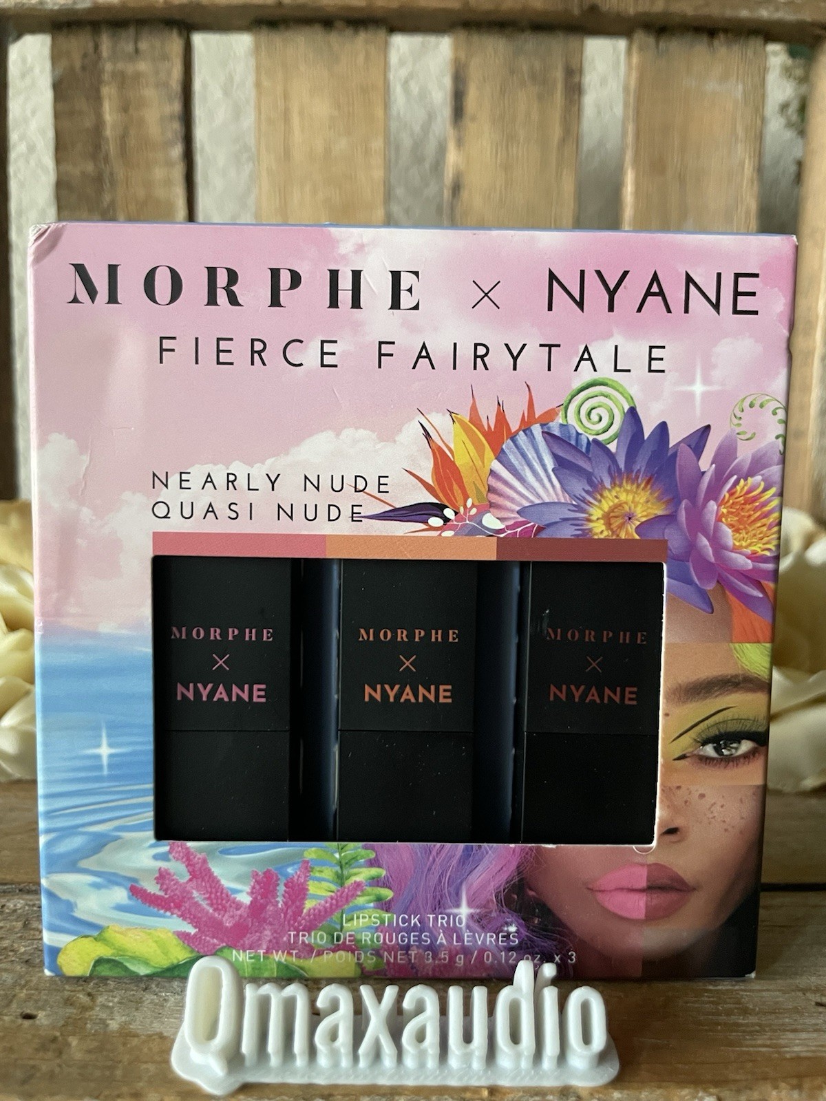 Morphe x Nyane Lipstick Trio -nearly nude- Authentic