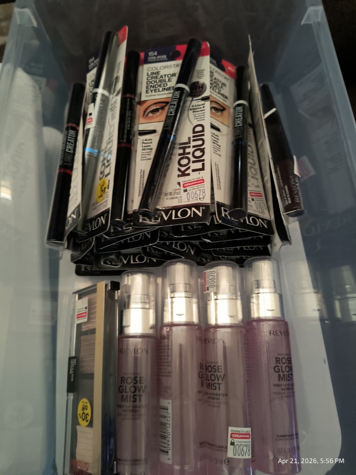 25 Piece Beauty Makeup Lot Face Lips Eyes Revlon Almay LA Girl Revolution Joah++