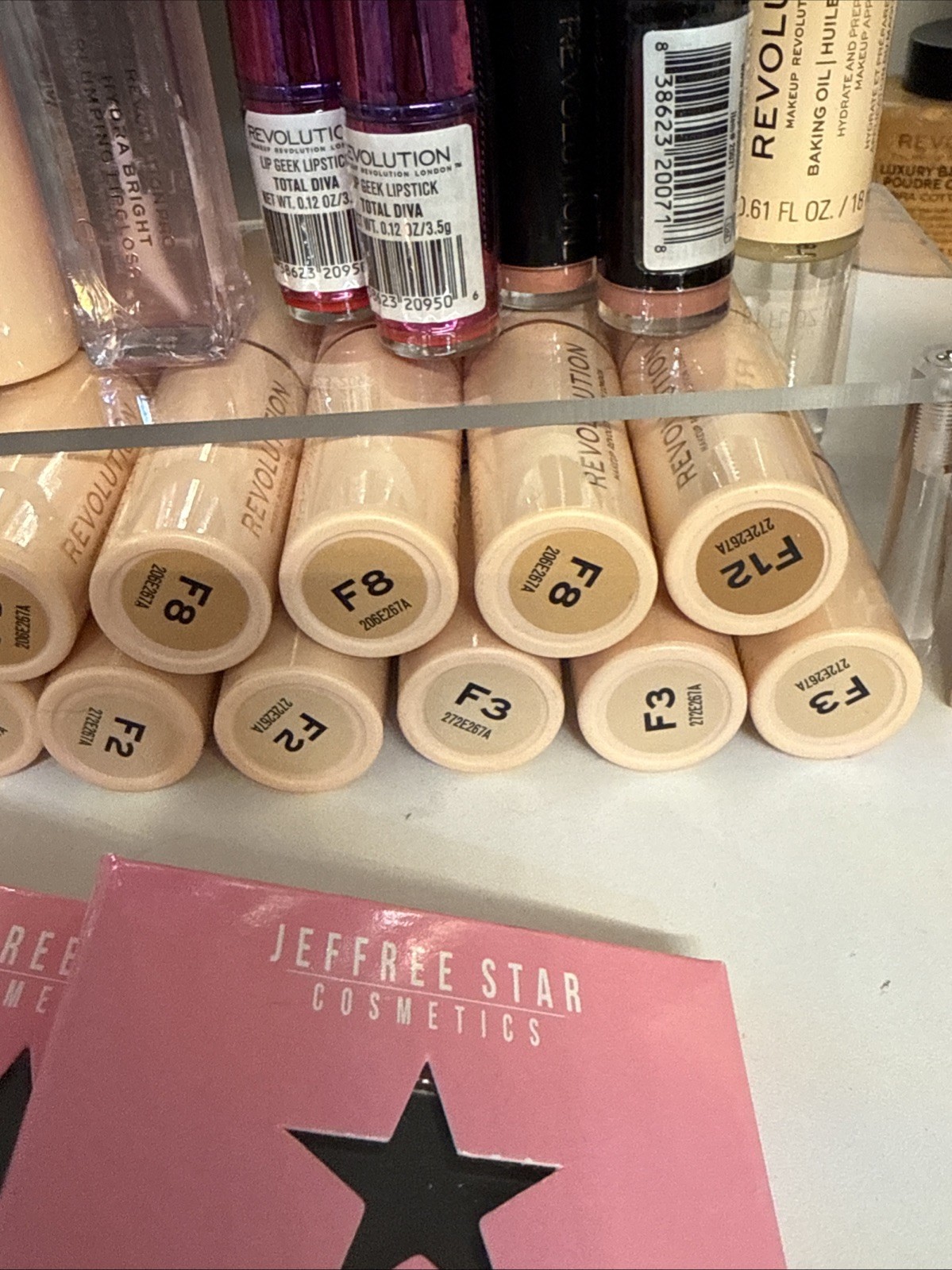 120 Pc Revolution Makeup Bundle NEW BK Jeffree Star YSL Retail Over $1000