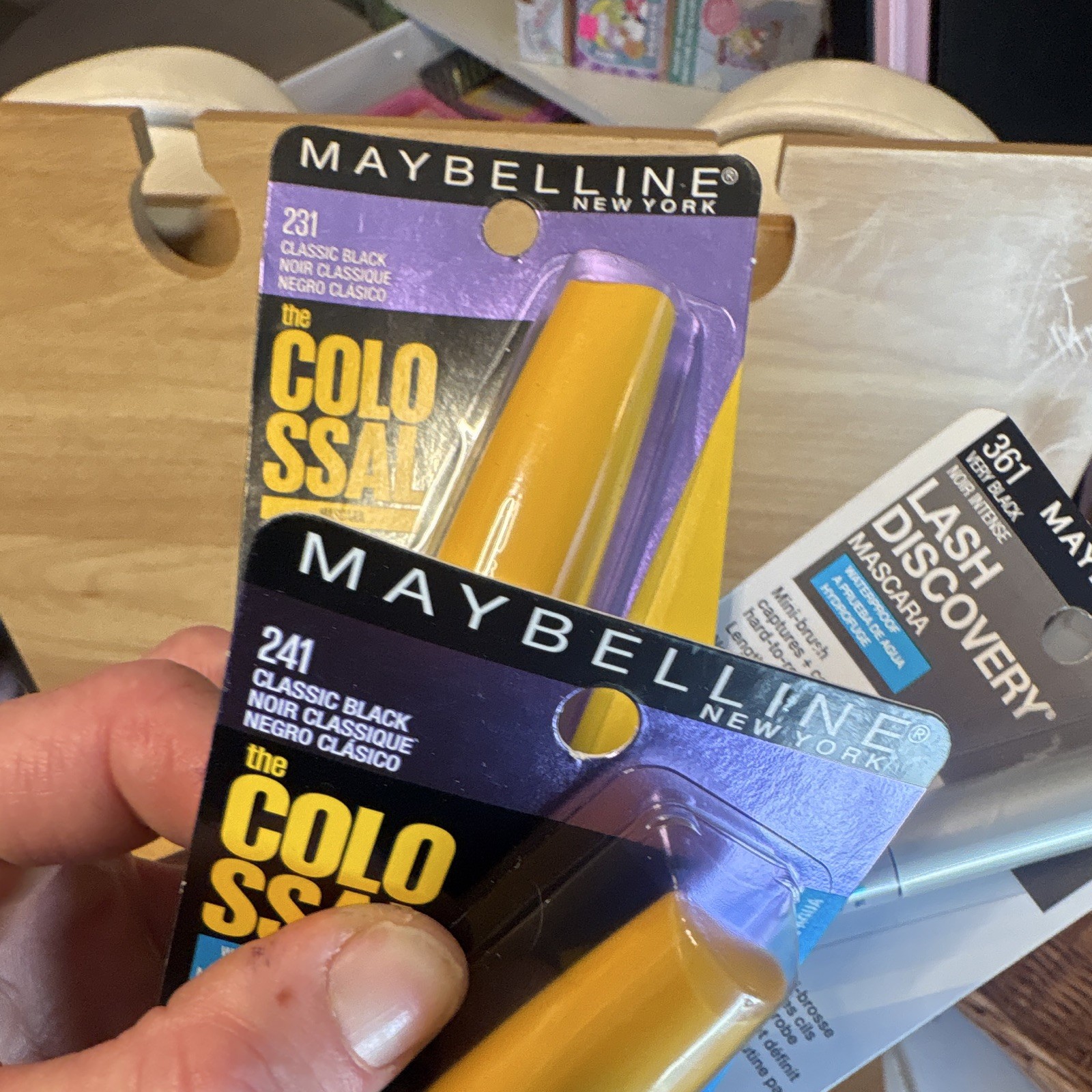 MAYBELLINE Makeup Lot – 3 Mascaras + Nudes Palette + Eyeshadow DISCONTINUED
