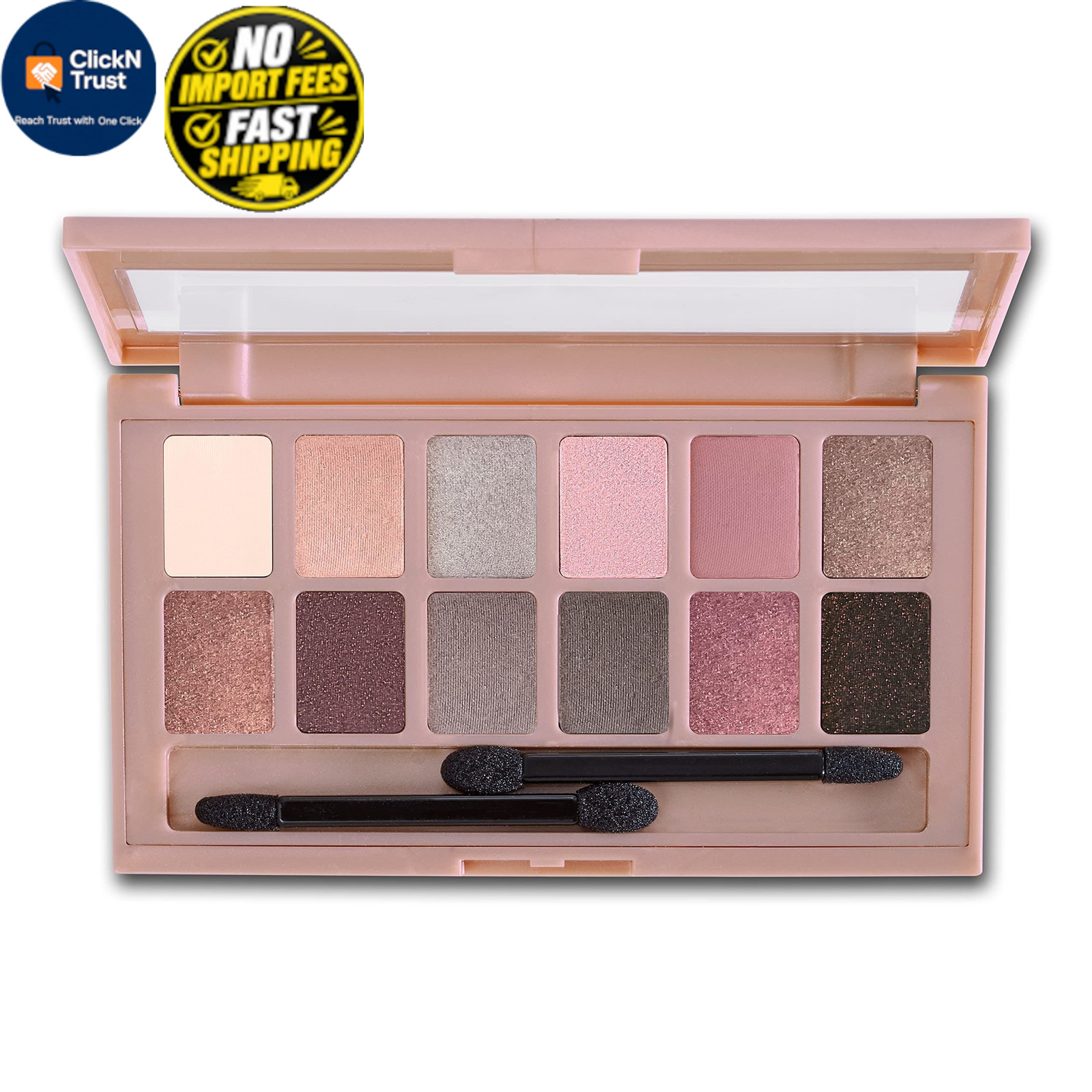 Maybelline The Blushed Nudes Eyeshadow 0.34 Ounce (Pack of 1), BLUSHED NUDES