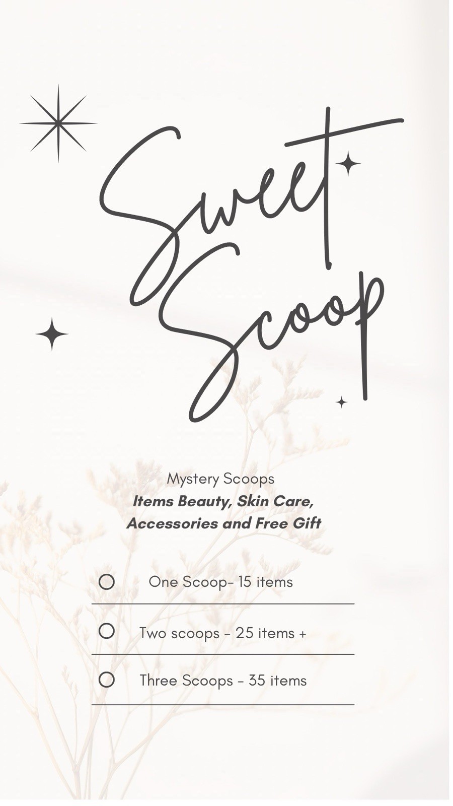 Mystery scoops of makeup, skin care and accessories