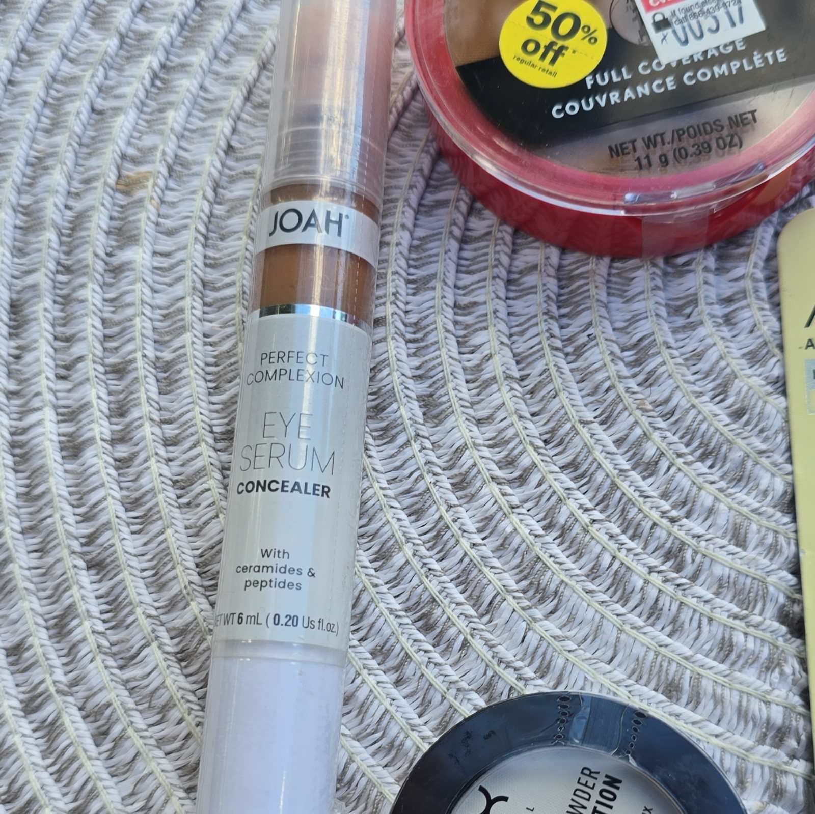Assorted Full Size Hypoallergenic Fragrance Free Makeup Lot: JOAH, NYX, Almay