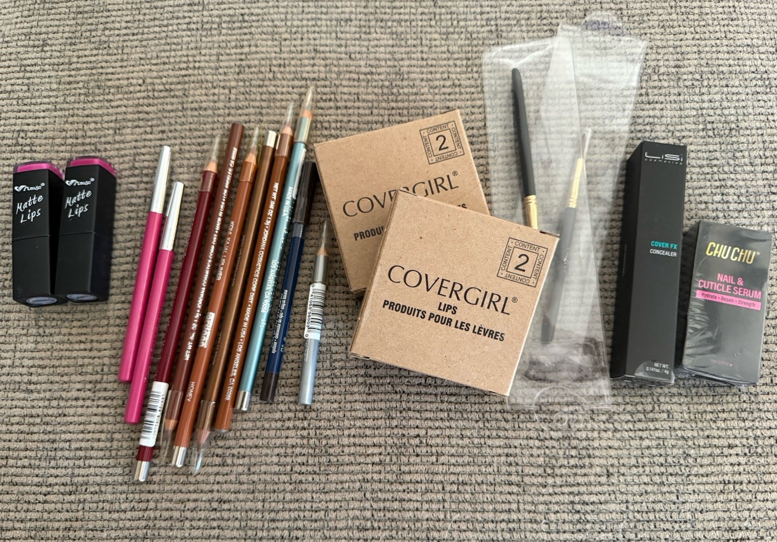 NEW Makeup/ Beauty Cosmetics Bundle Lot Revlon, Maybelline, Etc. Makeup Bulk Buy