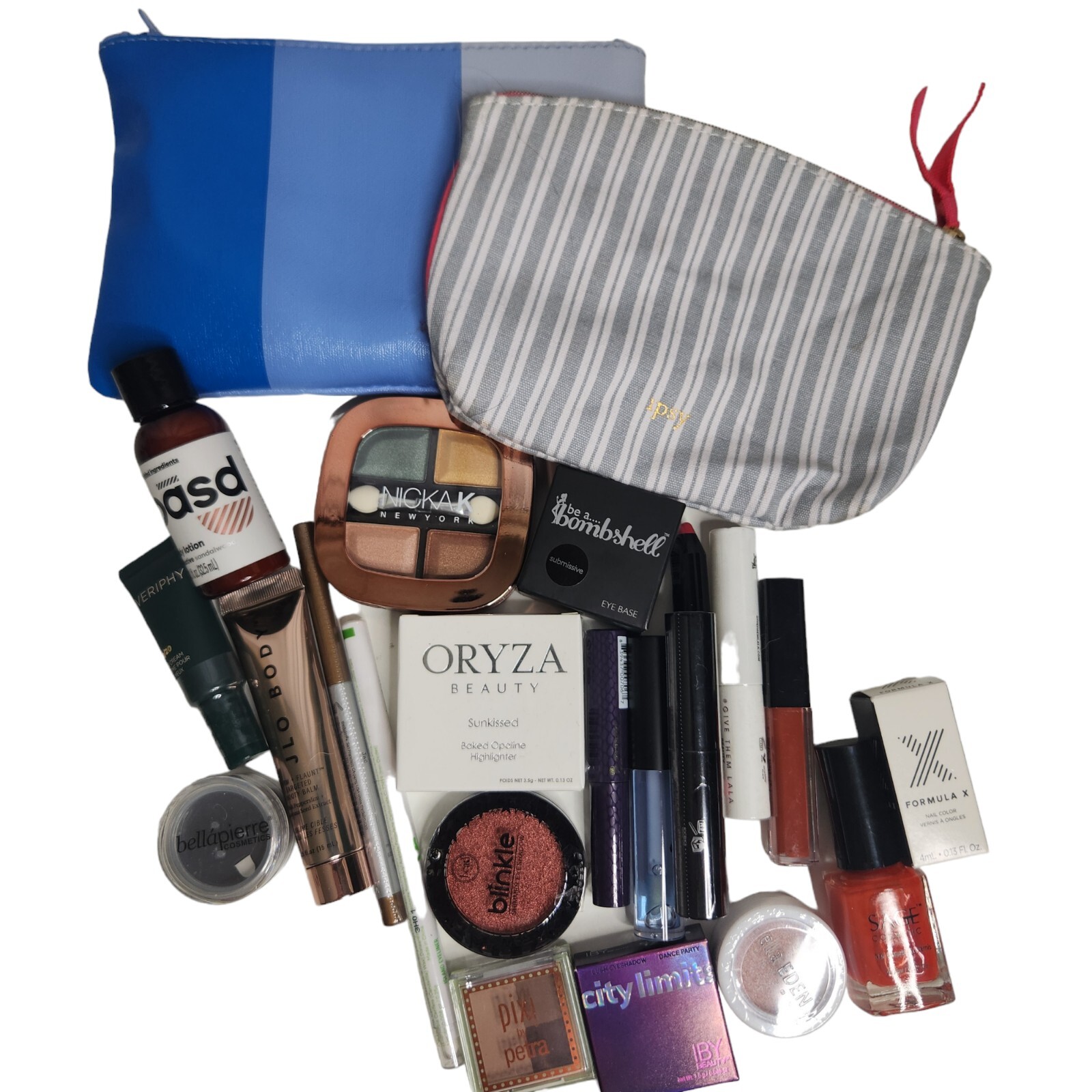 Ipsy Bundle 20+ Pieces Makeup Skincare Deluxe Samples Bags