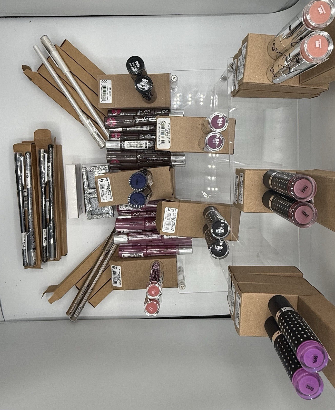 79 pc Hard Candy Makeup Lot Lips and Eyes Includes Duplicates Perfect for Gifts