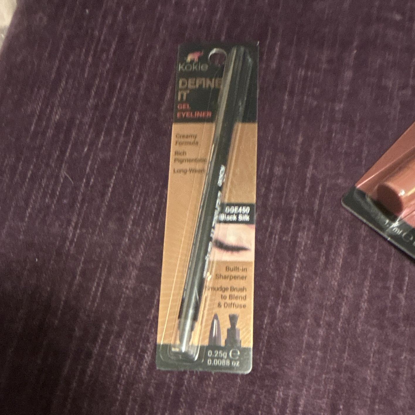 Kokie Lot: Define It Gel Eyeliner + Shade Stay Lip Stain + Powder all 3 items
