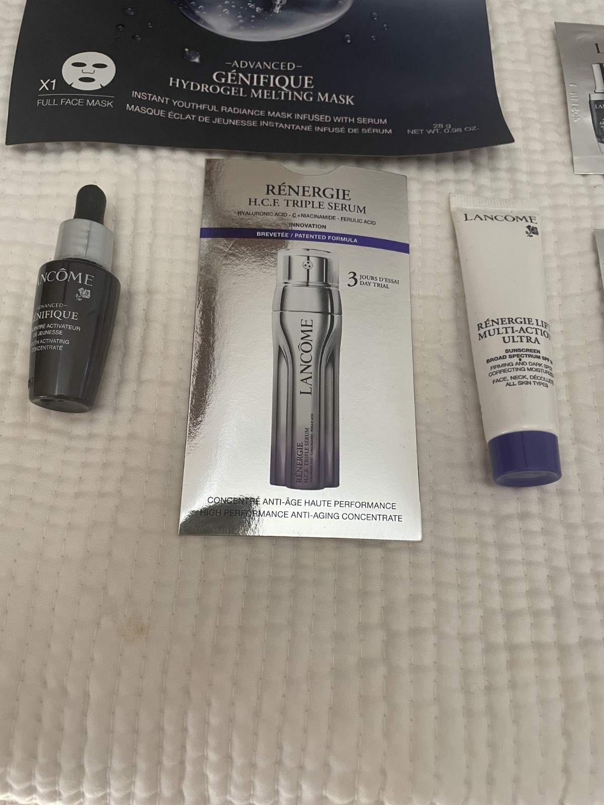 New Lancome Beauty Sample Travel Lot of 12