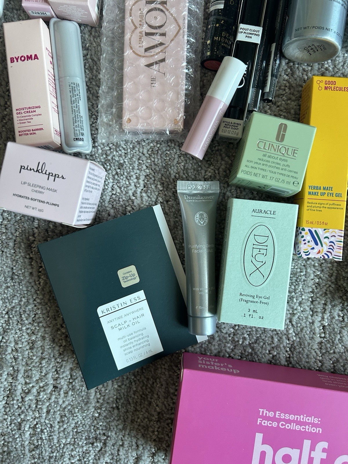 63+ Piece Lot Makeup Haircare Fragrance Skincare Samples & Full Sizes NEW
