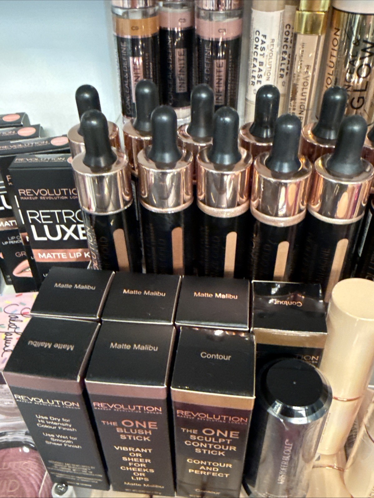 120 Pc Revolution Makeup Bundle NEW BK Jeffree Star YSL Retail Over $1000
