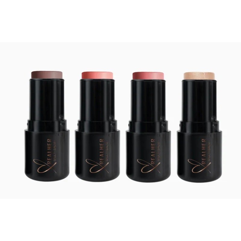 REALHER Endless Possibilities MultiBalm Set-Blush Contour Highlight-Vegan Makeup