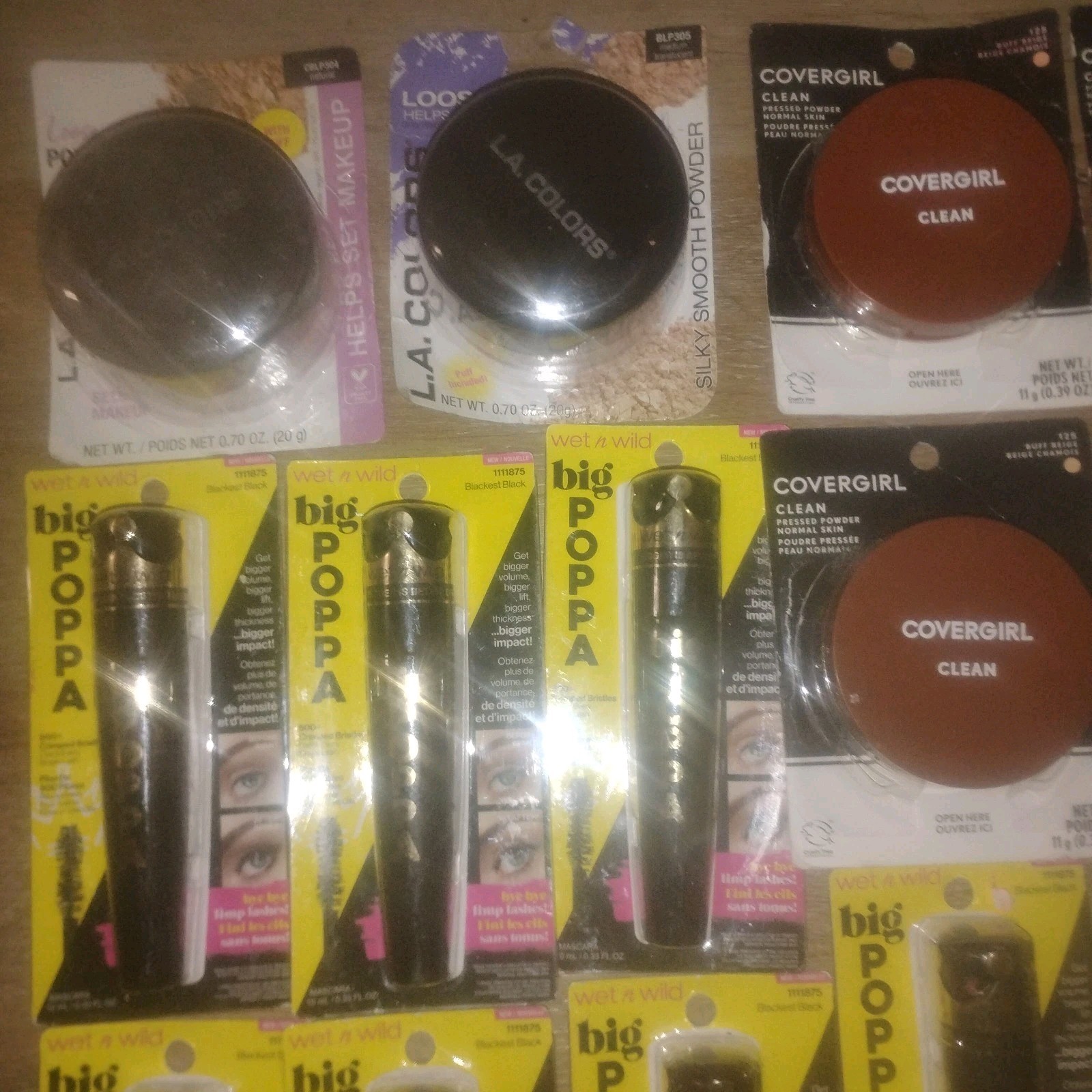Lot Of 33 Makeup Cover Girl Maybelline, Wet N Wild, LA Colors