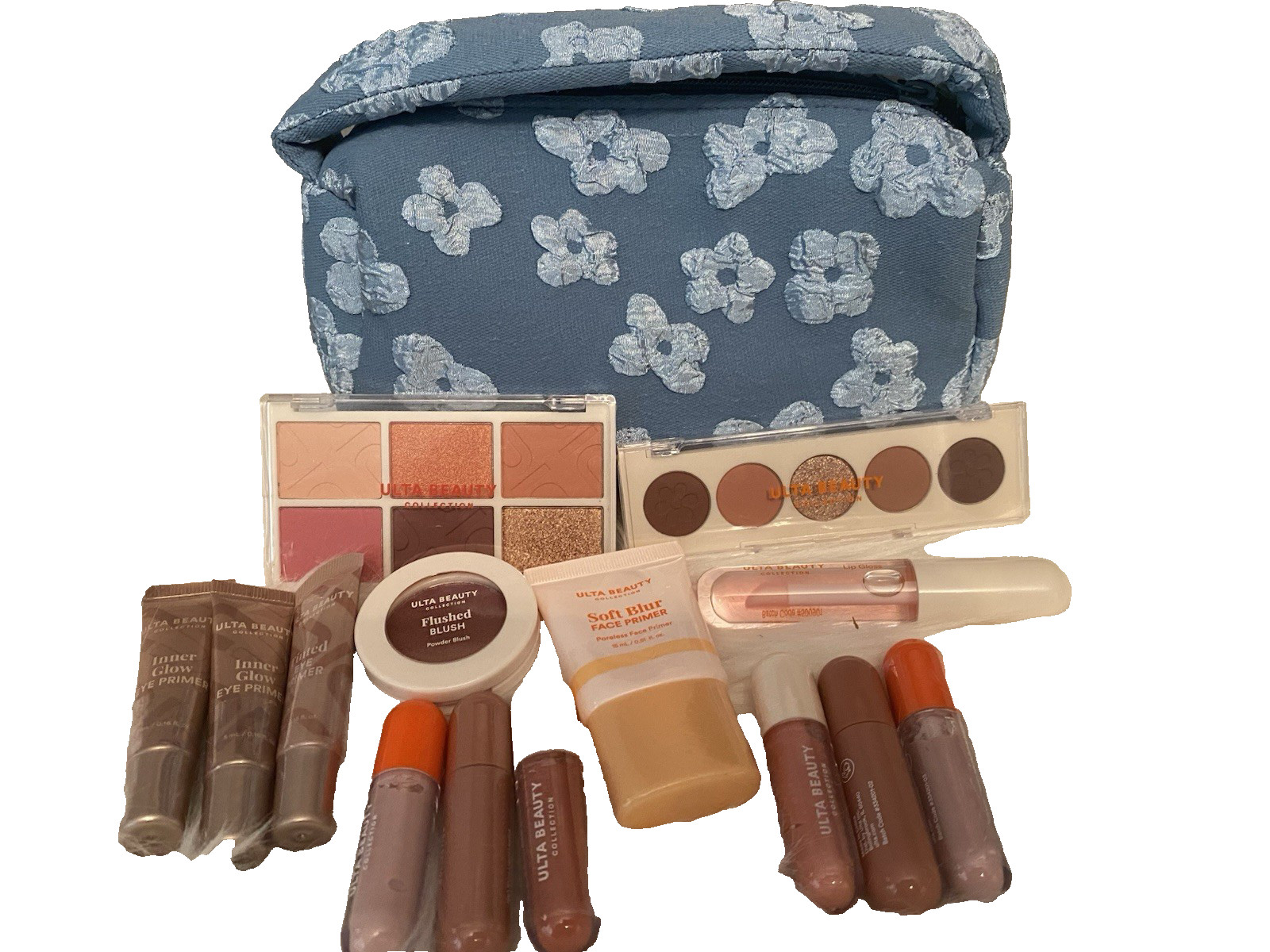 LOT 15 pc. Ulta Beauty 15 Piece Beauty Fall brown & peach makeup assortment NEW