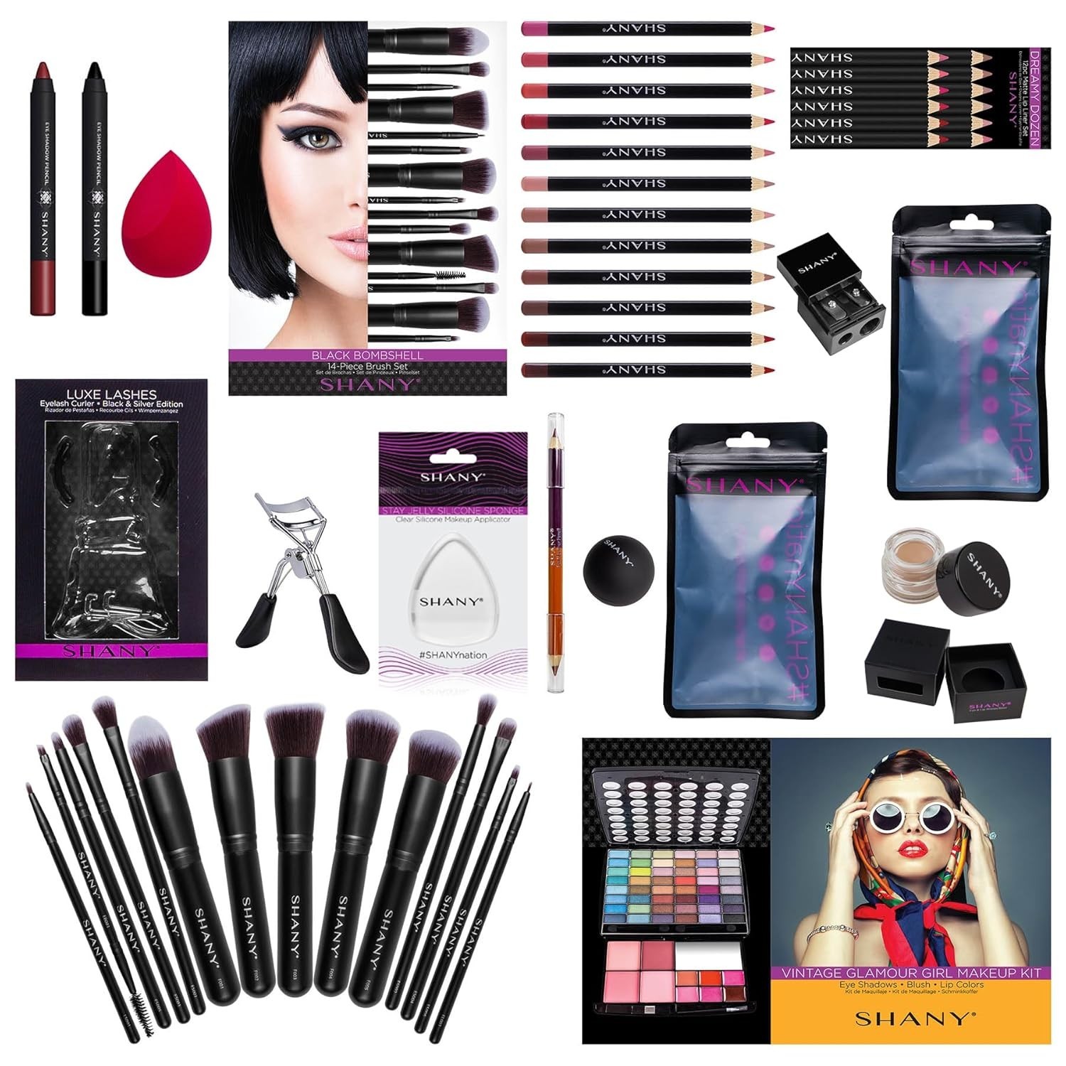 All in One Makeup Bundle with Multi Colors and Unscented for Gifts and Surprises