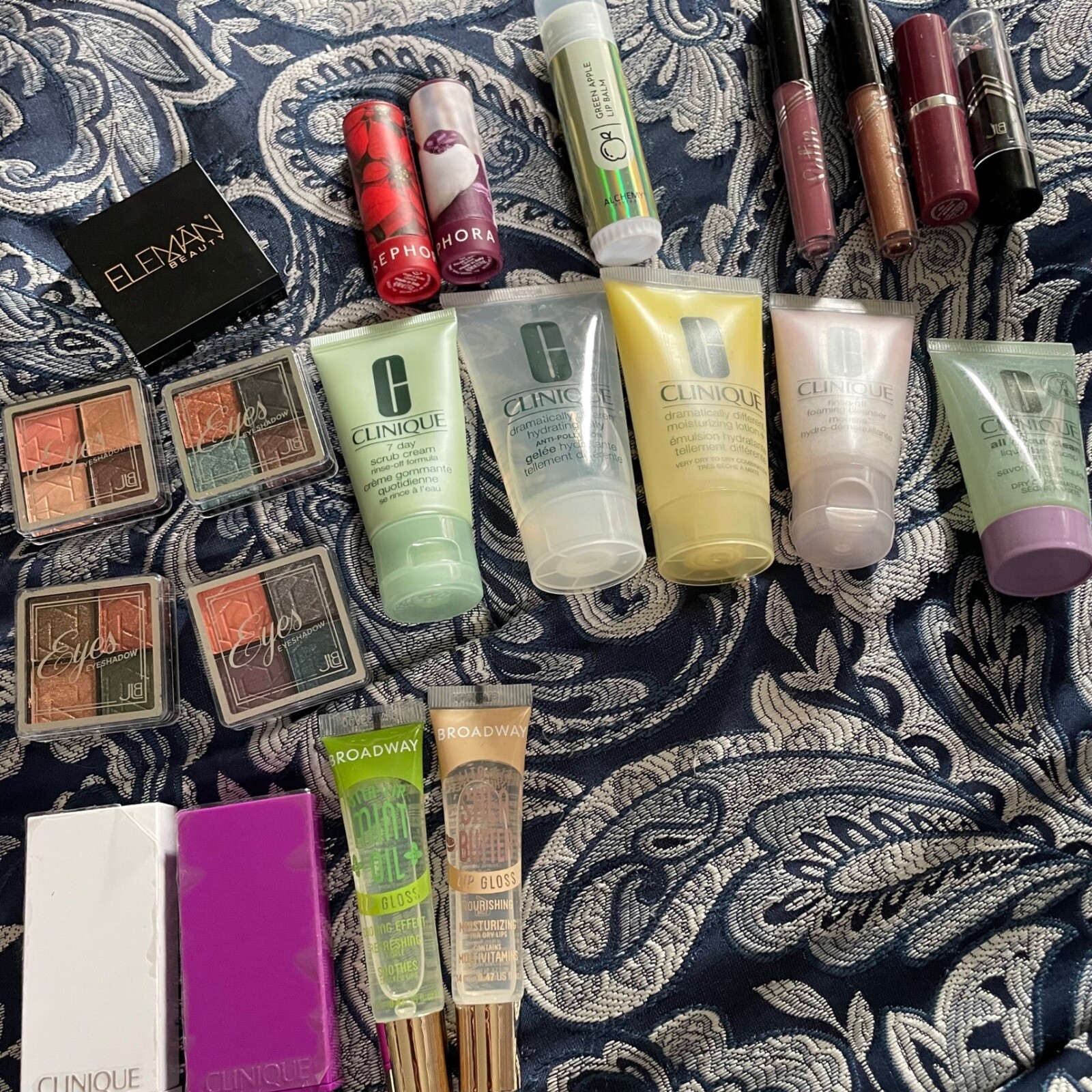 Clinique Eleman Sephora Alchemy 21 pc open box makeup skin care bundle