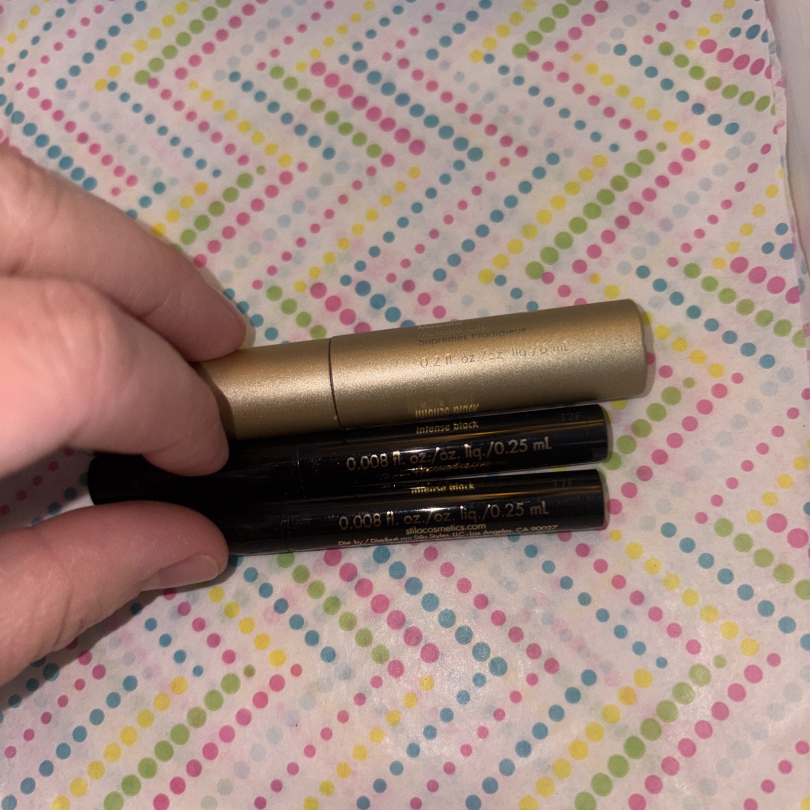 Stila Makeup Lot Of Three Minii Mascara Waterproof Eye Liner