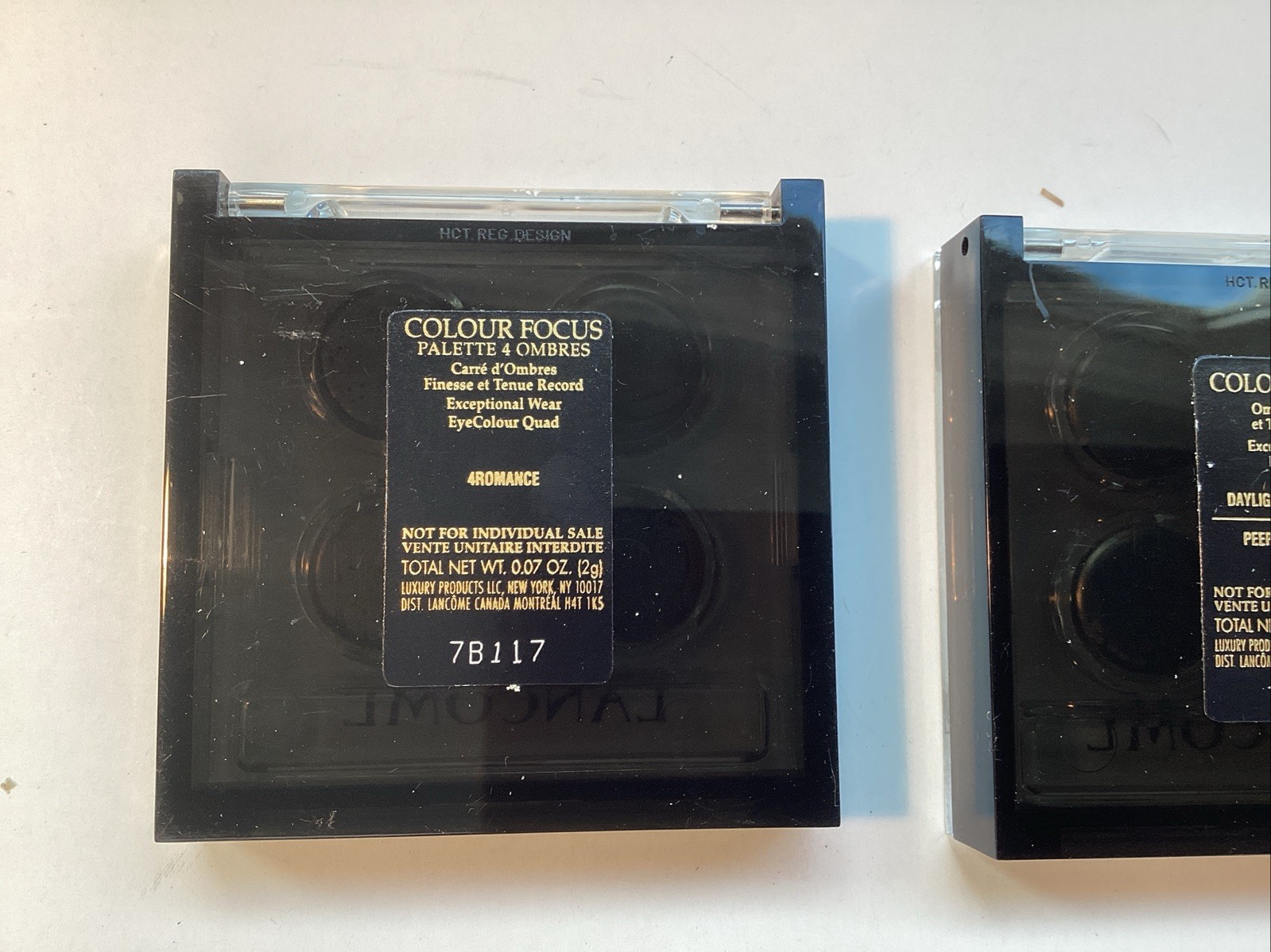 Lancôme Bag, Two Quad Eyeshadows-see Description And Rose Sable Blush Subtil NEW