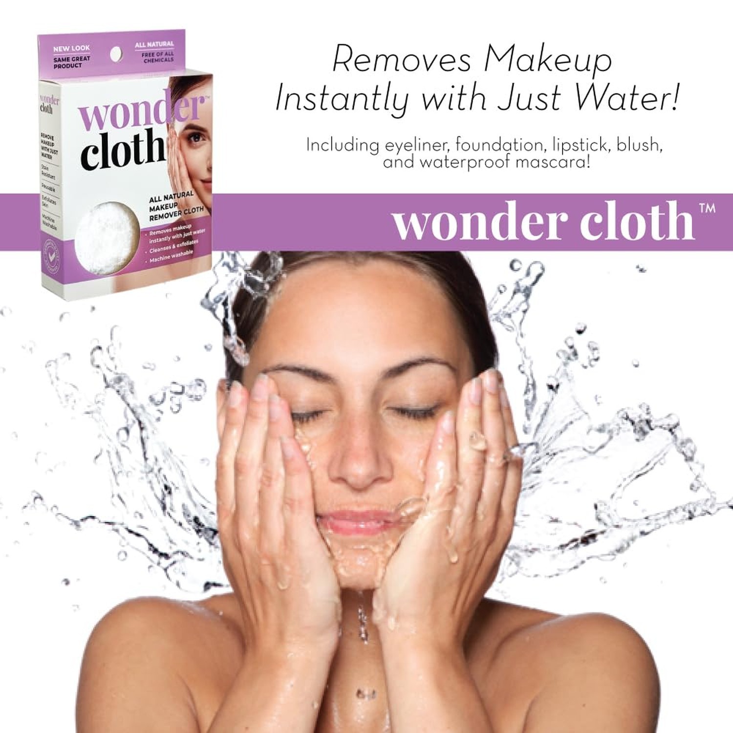 Wonder Cloth Make-Up Remover 1 Count (Pack of 1)