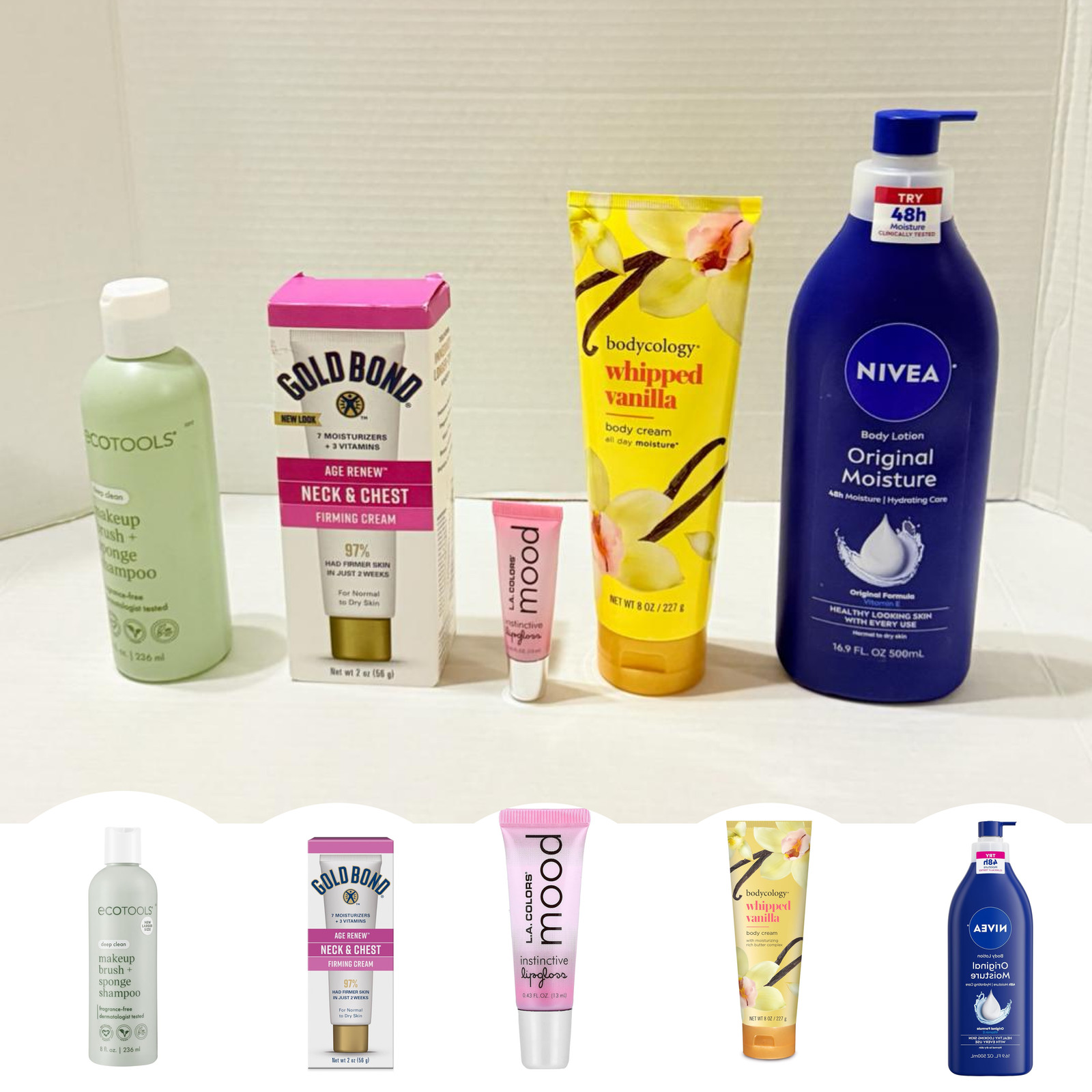 Beauty Skincare Makeup Bundle Full Size & Travel Mixed Brands Lot New