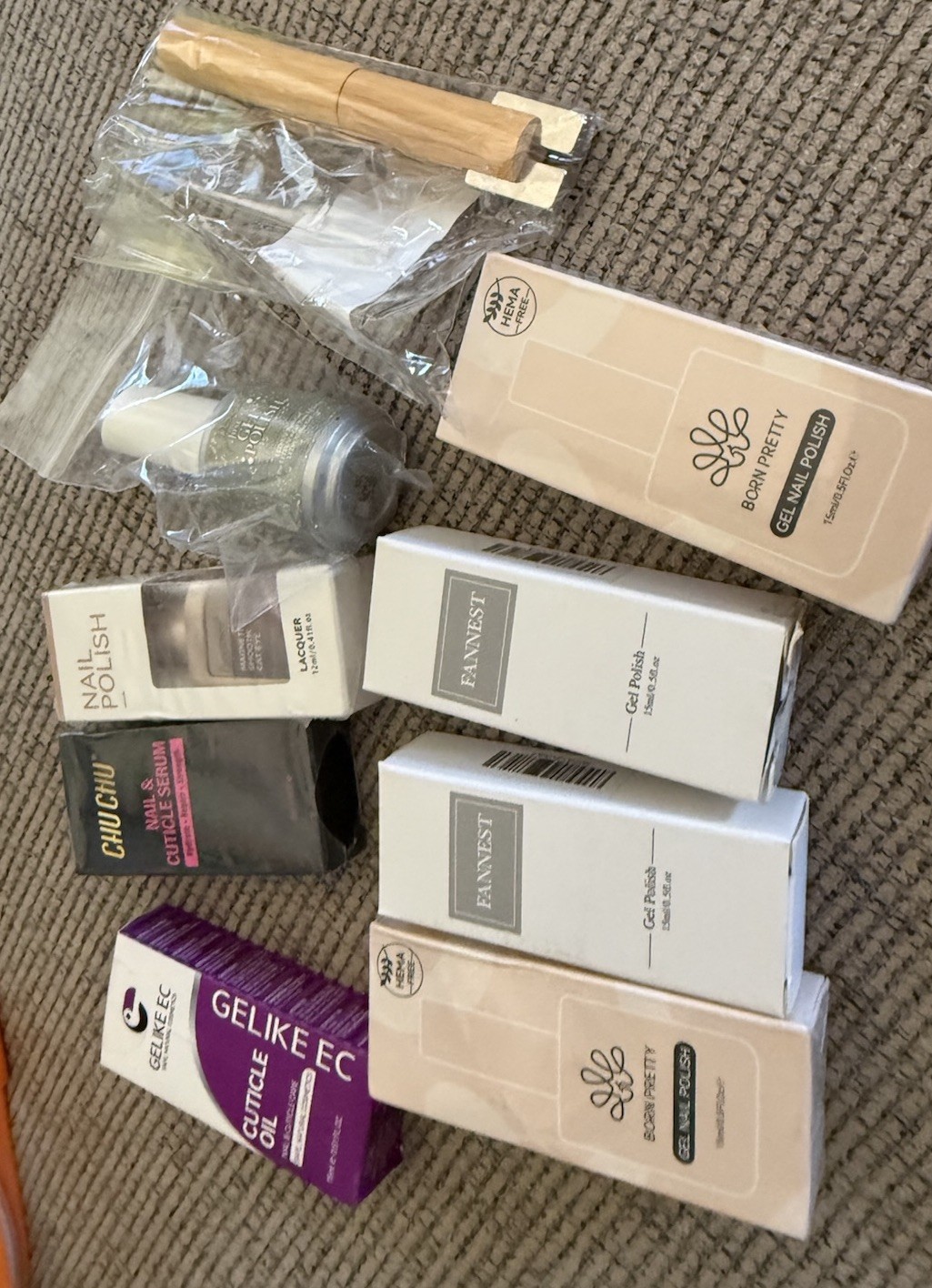NEW Gel Nail Polish, Cosmetics Bundle Lot, Born Pretty, Fannest, Etc. Bulk Buy