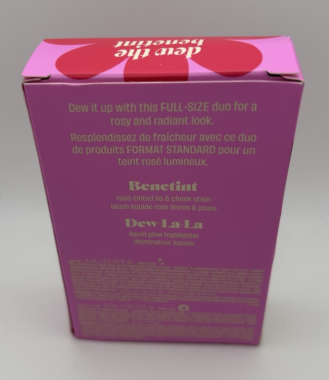 BENEFIT COSMETICS Benetint & Dew La La Liquid Highlighter Gift Set