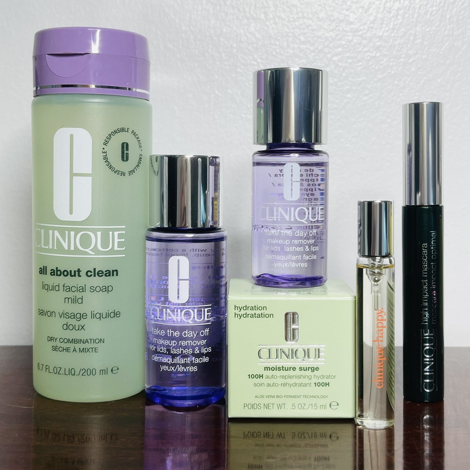 Clinique Skin Care Makeup Products Mixed Lot Some Travel Sample Size New Happy