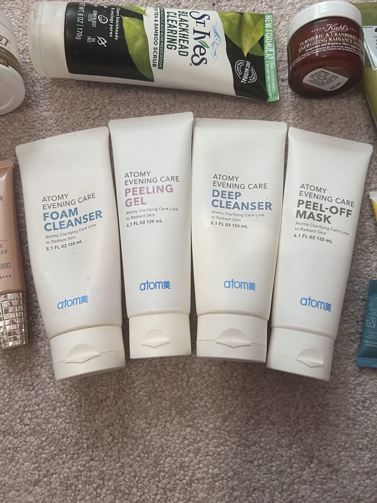 Assorted Skincare & Makeup Lot Atomy Evening Care Revlon Eterna 27 Hydrating