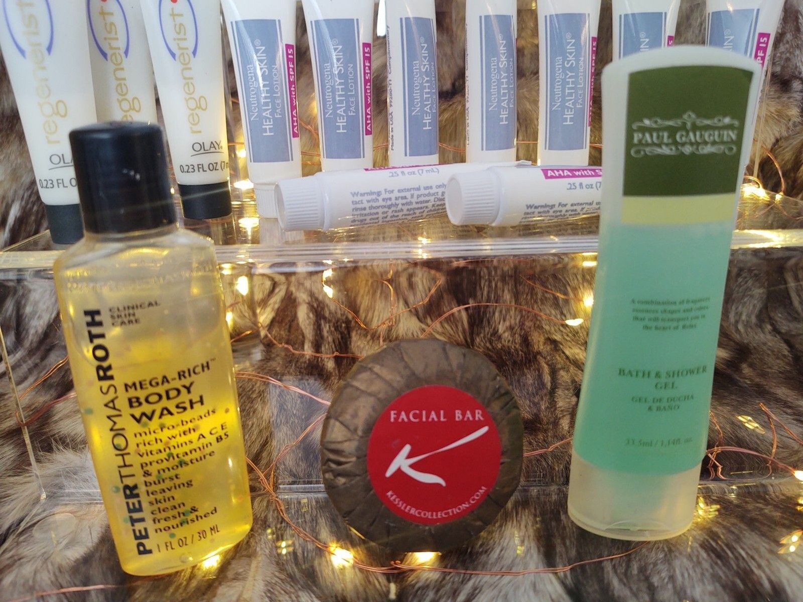 20pc. Lot Neutrogena, Paul Gauguin, Lucci, Olay, Kinu, Shaklee Skin & Hair Care