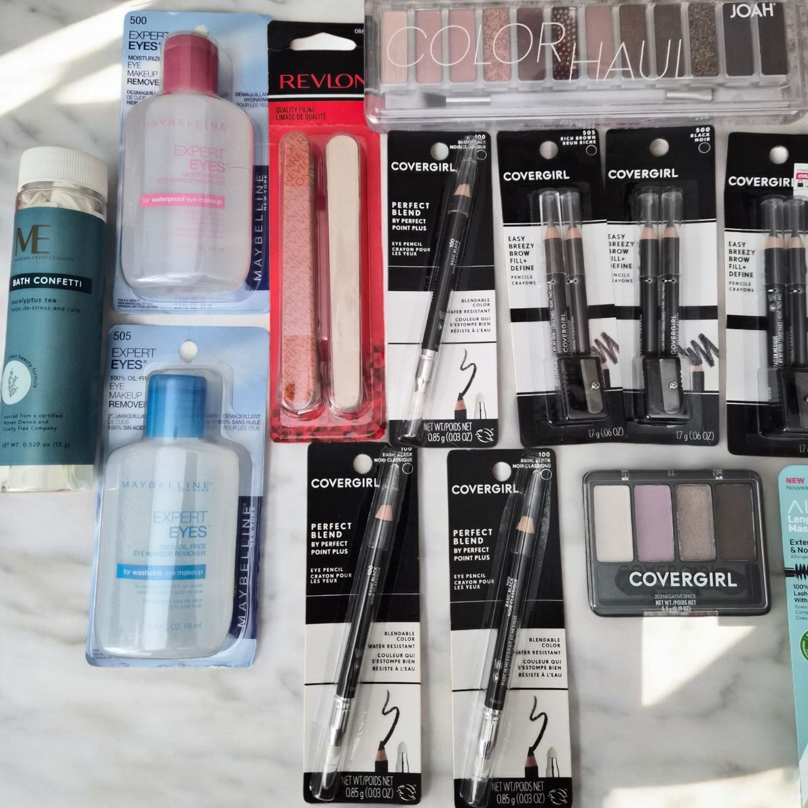 Lot of 18 Pieces of New Makeup Revlon Covergirl Joah and More See Description