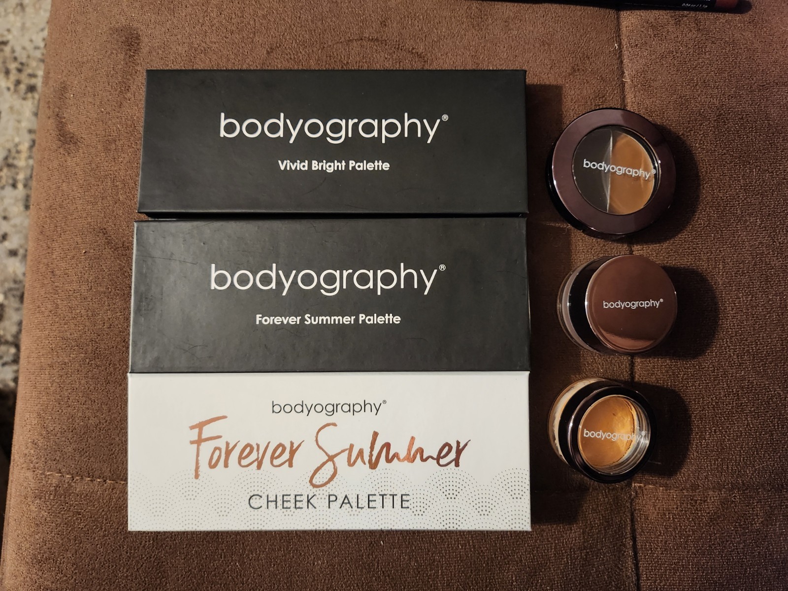 Bodyography Eye/face & Cheek Pallets + Gel Eyeliner Sparkler Canvas Eye Mousse