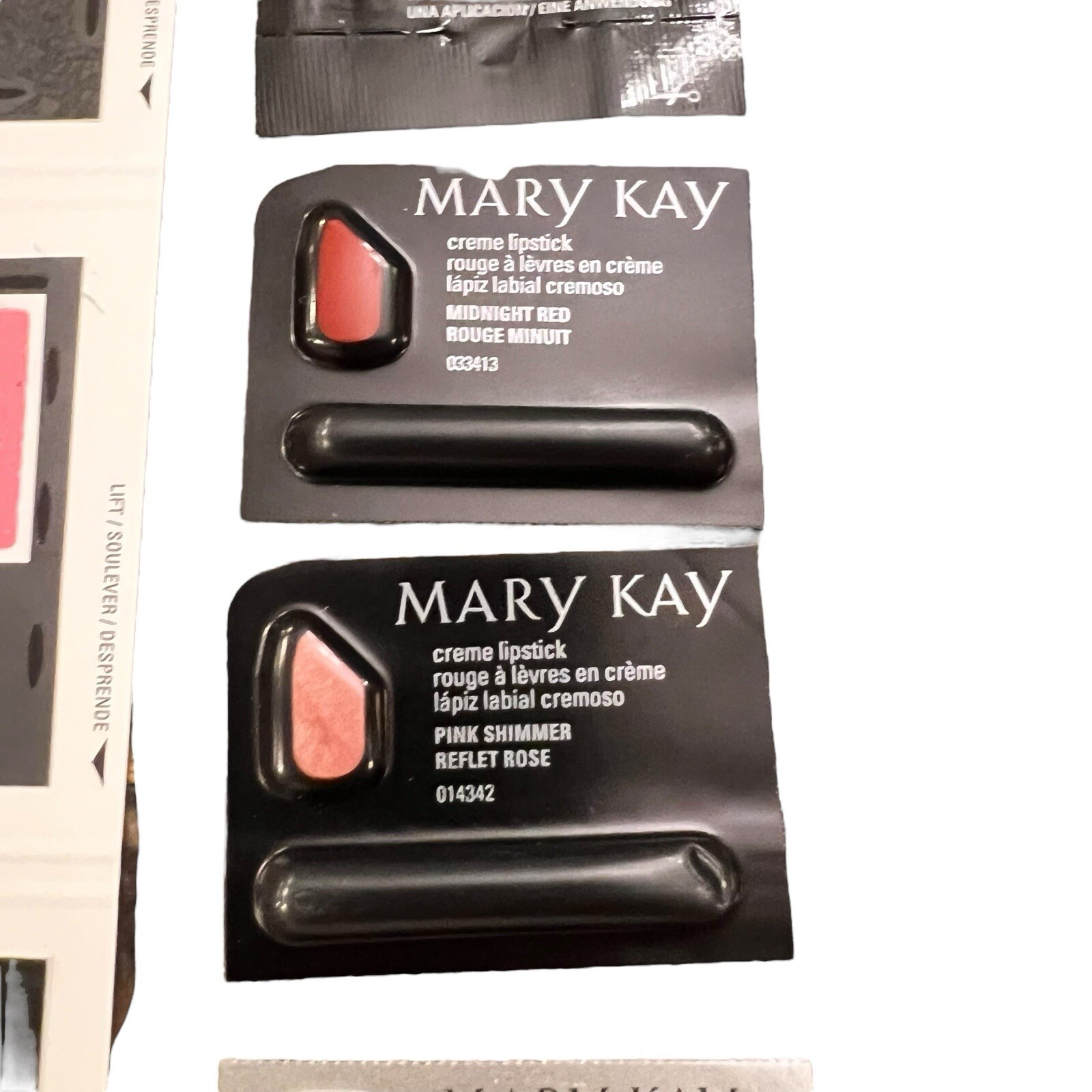 Mary Kay Lot Assorted Samples New & Discontinued Colors Single Use Travel #107