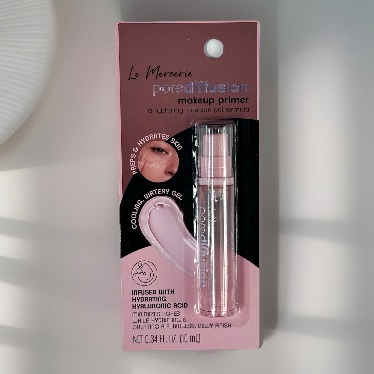 2x Lot Le Mercerie PoreDiffusion Makeup Primer Hyaluronic Acid 0.34oz