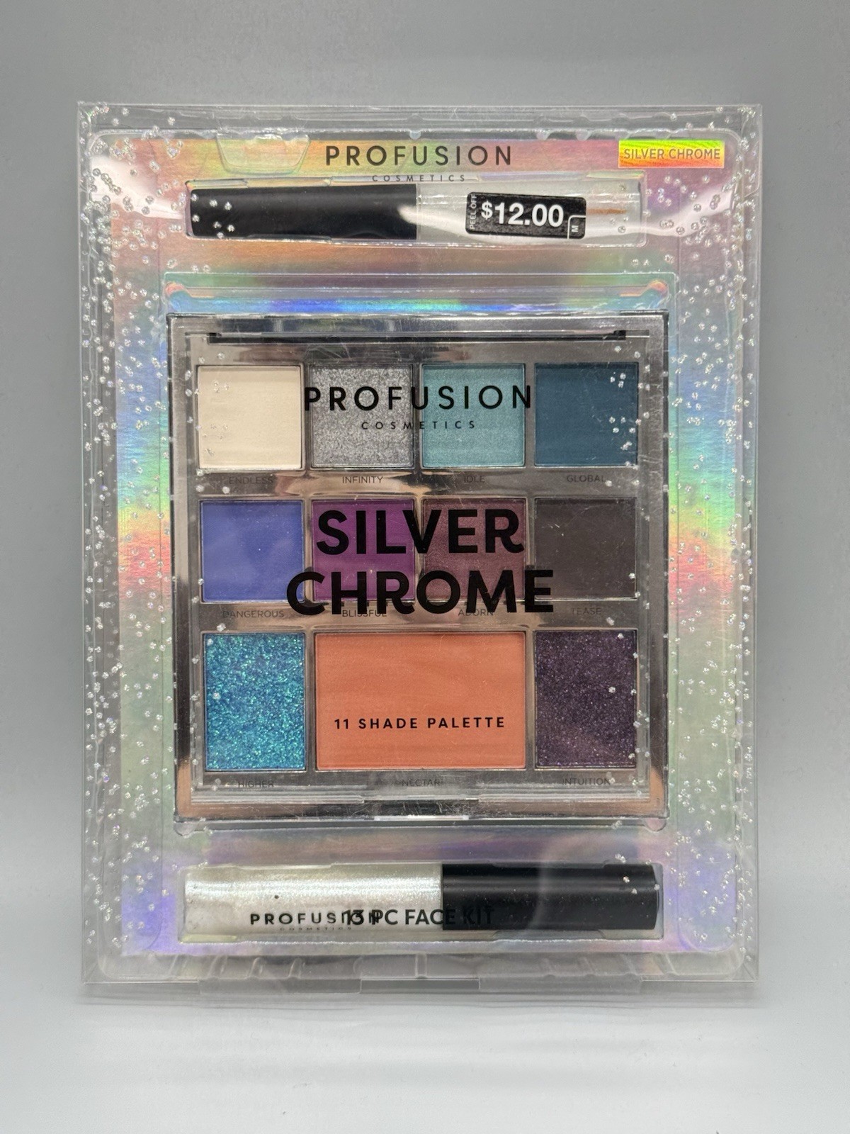 LOT OF 9 – MIXED PROFUSION COSMETICS, ELIZABETH ARDEN, AND CLARINS PRODUCTS