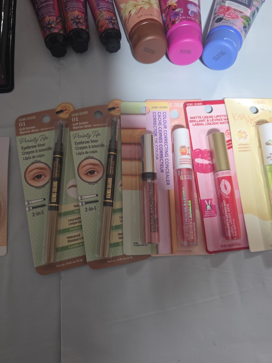 RANDOM BULK Wholesale Mixed Makeup Cosmetics 40 Pcs Lot Kozmic Colors Brand