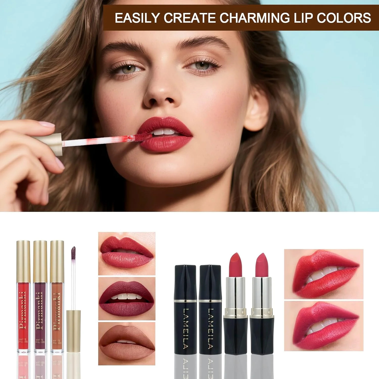All‑In‑One Makeup Kit for Women – Full Professional Beauty Set, Eyes Lips Face,