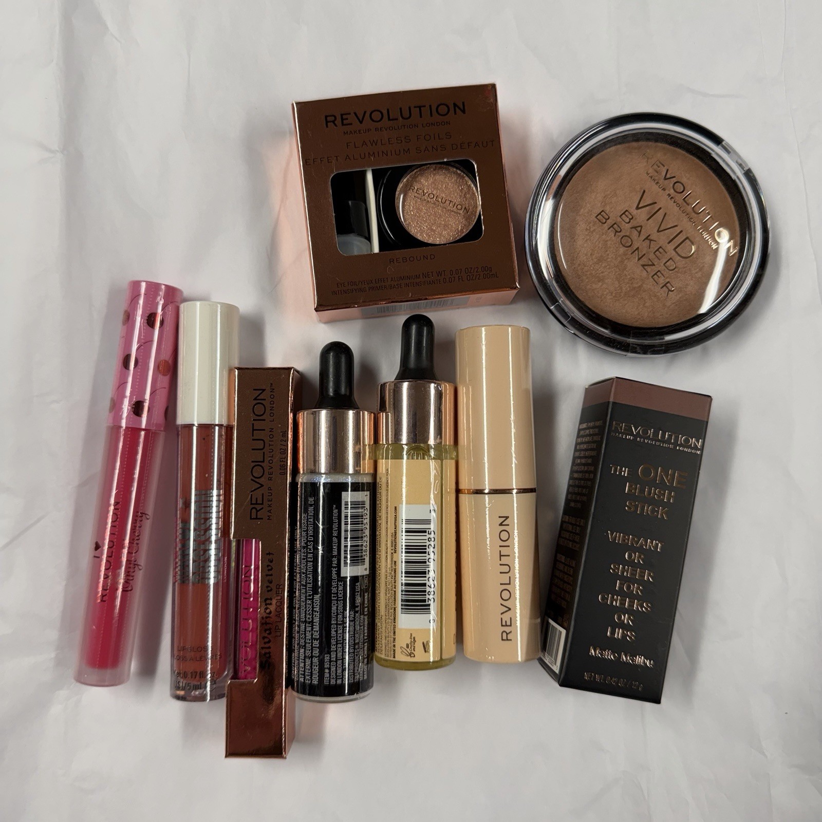 Revolution Beauty Mixed Lot Lip Eye Face All BNIB Sealed Fresh Over $100 Retail