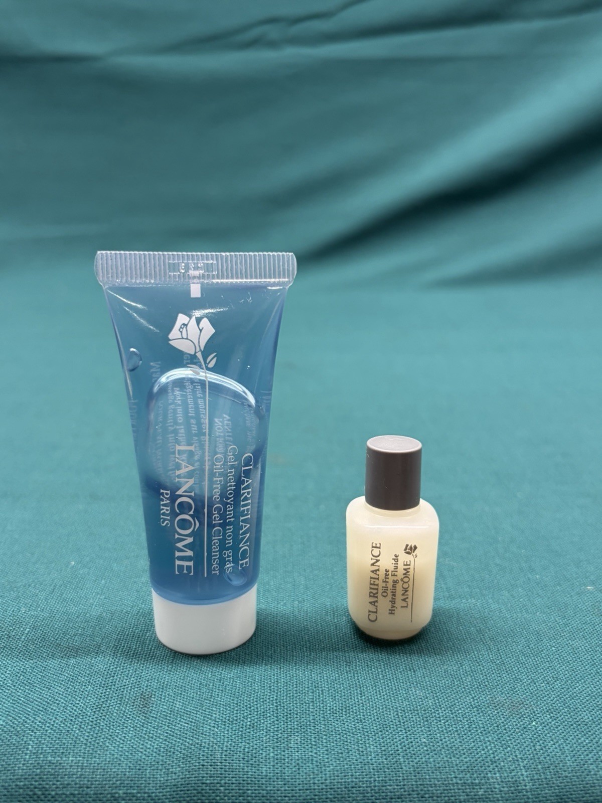 Lancome Lot of 28 Travel and Sample Size Products; Moisturizer/Eye Cream & More