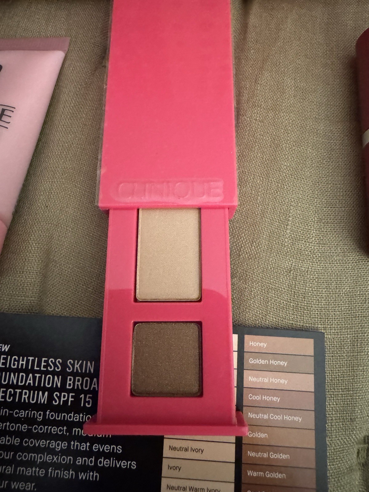 NEW CLINIQUE MAKE UP BAG LIPSTICK Remover Cleanser SHADOW Bobbi Brown Foundation