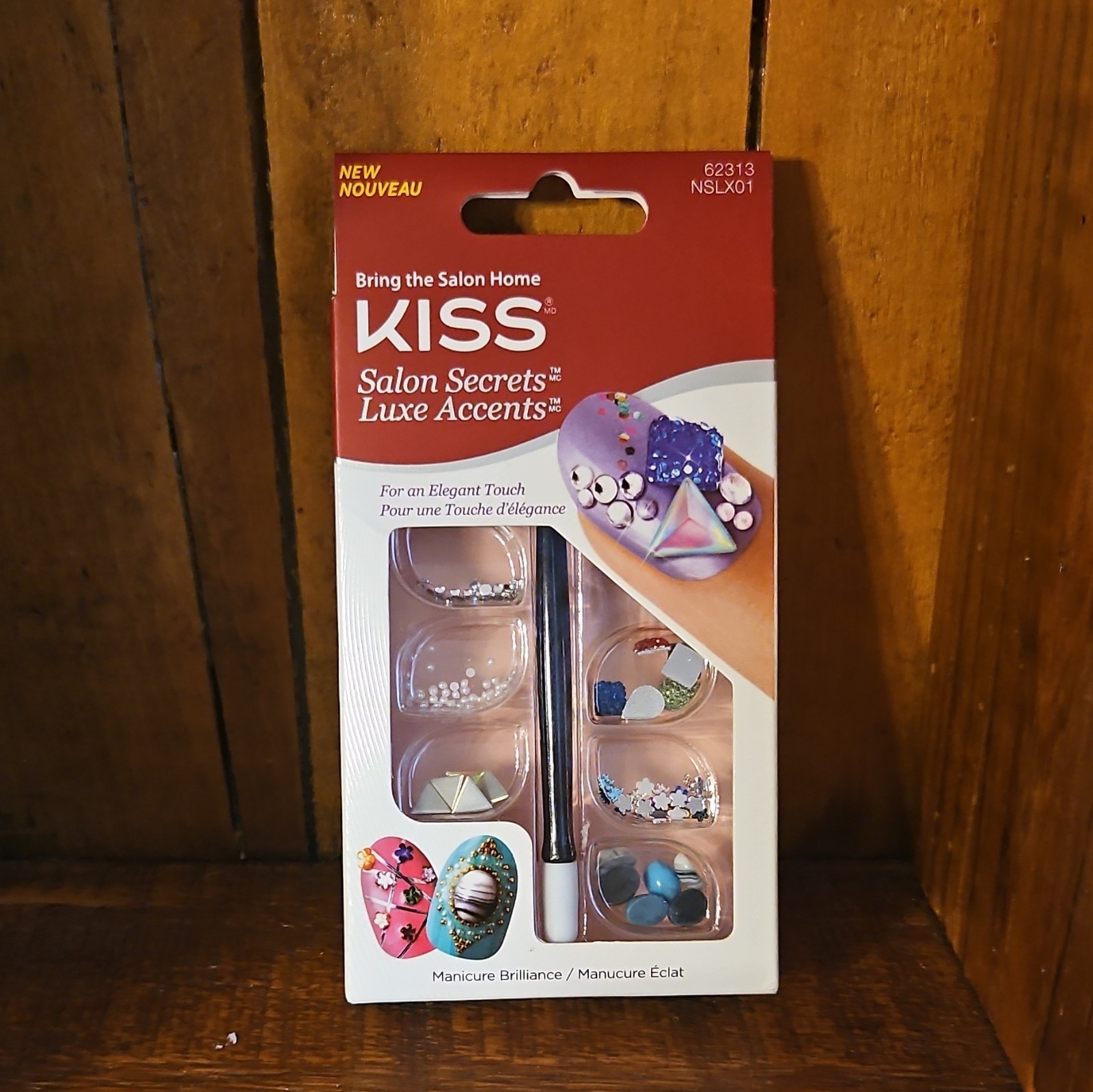 KISS Assorted Nail Lot: imPRESS Color Nails, LA Colors Glue, Sally Insta-Dri