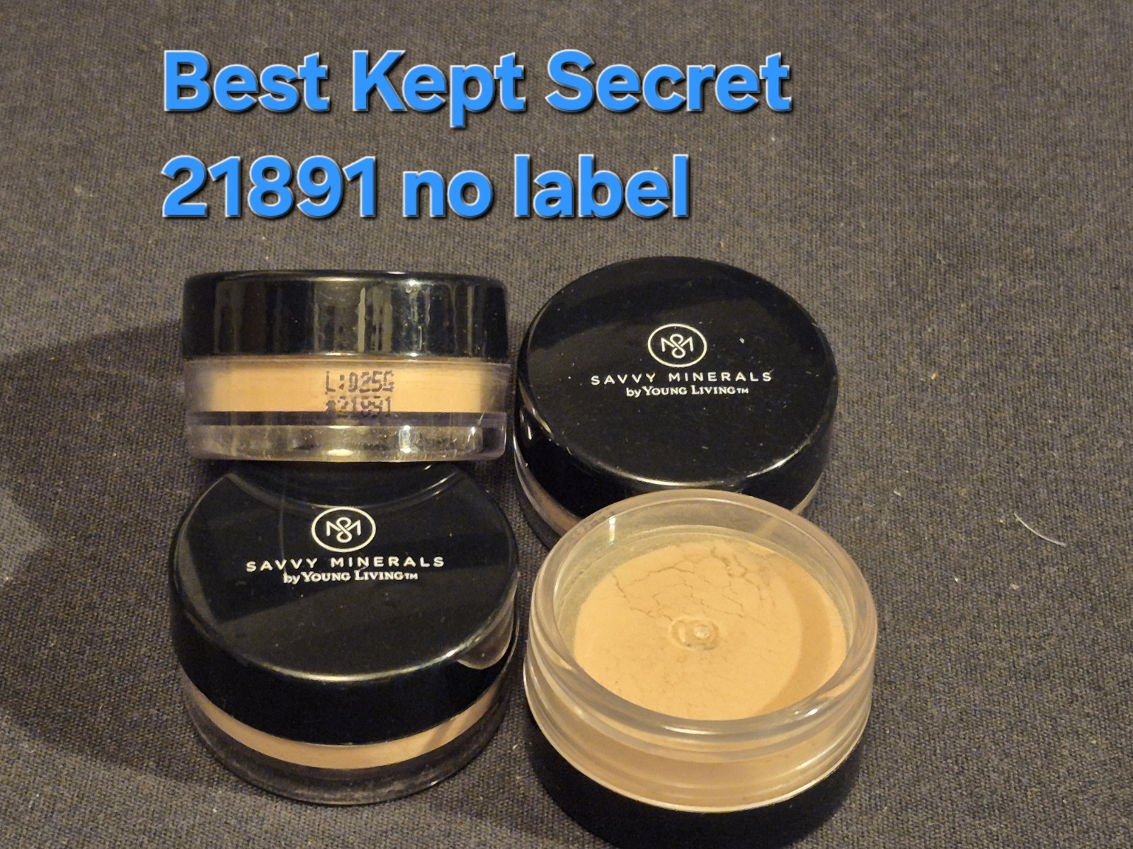 Savvy Minerals Young Livings. NWOT 0.03OZ .8 gm You Choice 3 Each Per Lot