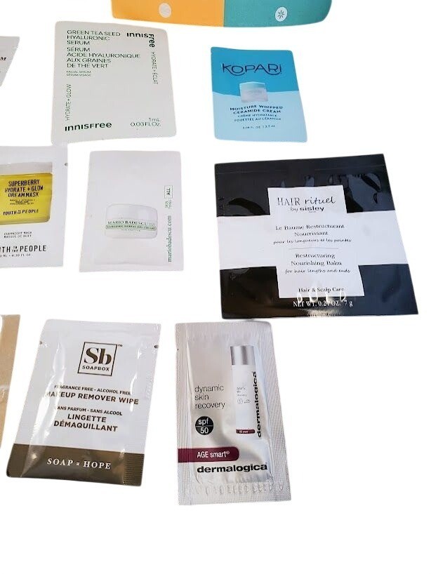 Luxury & Clean Beauty Sample Lot – Drunk Elephant, Shiseido, Kiehl’s + More