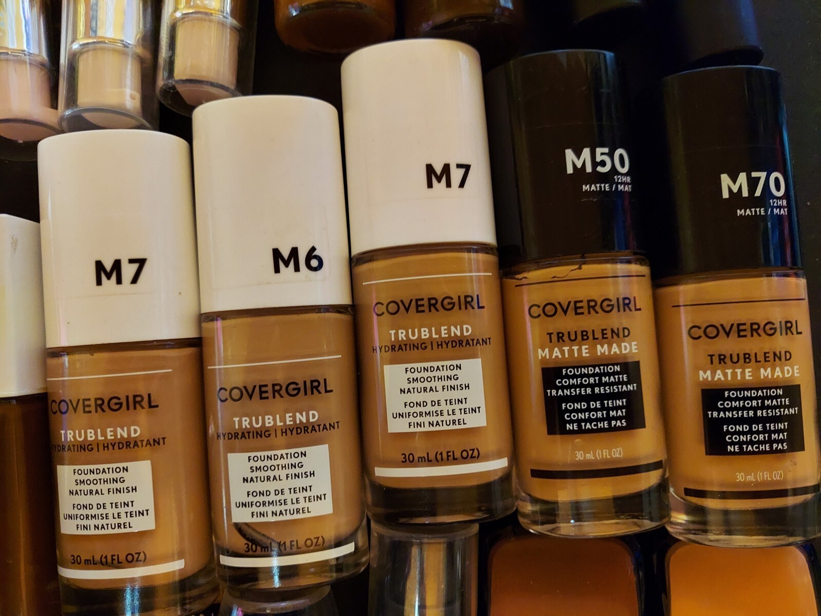 Lot Of Assorted Foundations ~ Maybelline, Covergirl, Elf, L’Oreal & More