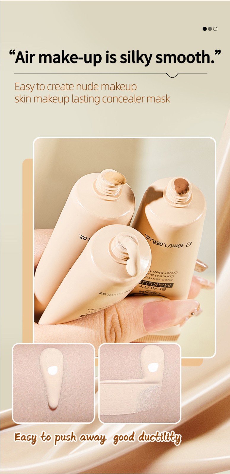 OEM Flawless Whitening Mineral BB Cream CC Concealer Foundation Brightens Skin T