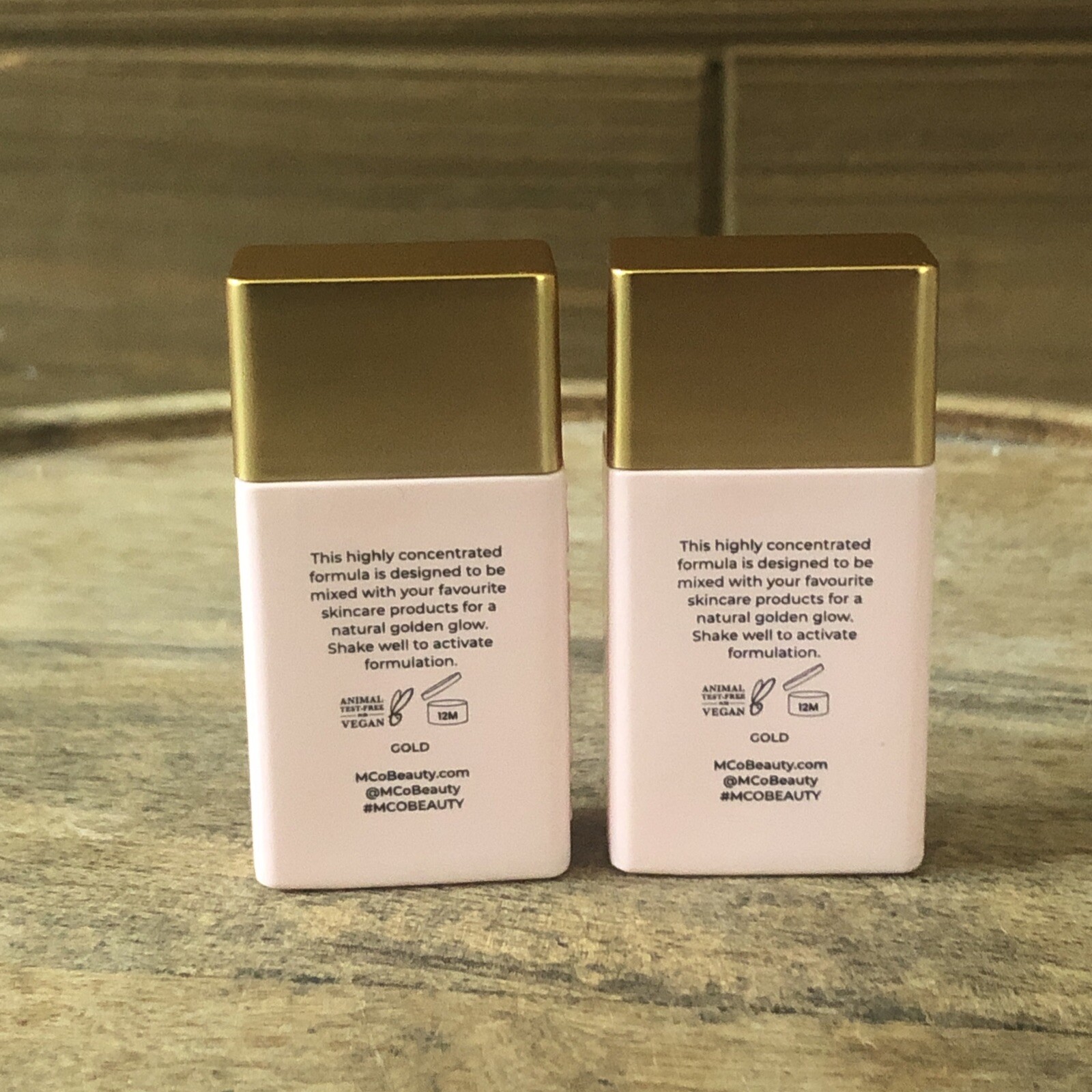 MCo Beauty Super Glow Golden Drops Antioxidants 30ml Tan Face bronzer Summer