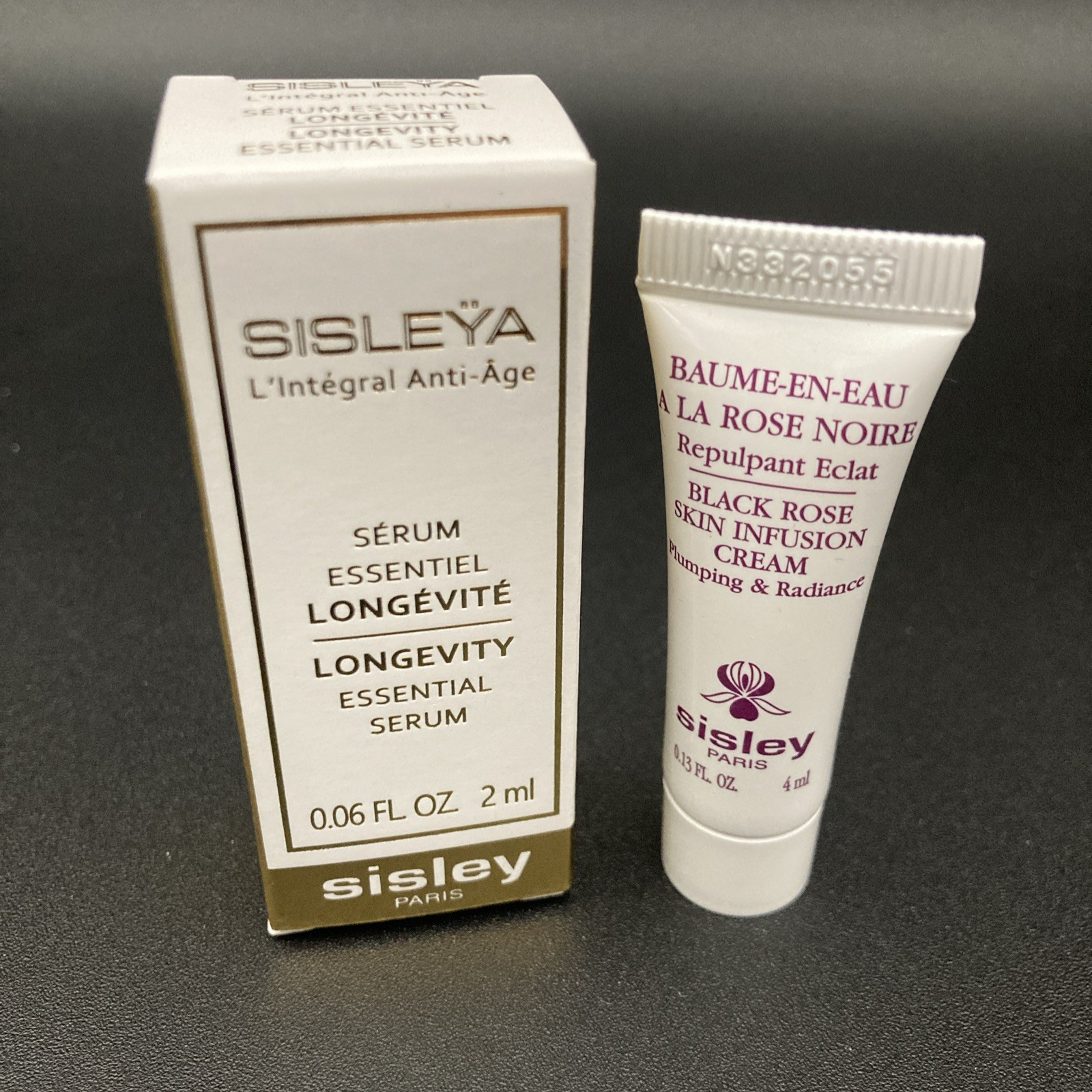Lot of 6 Sisley Samples-Le Parfum Hair Rituel-Longevity Serum-Black Rose Cream