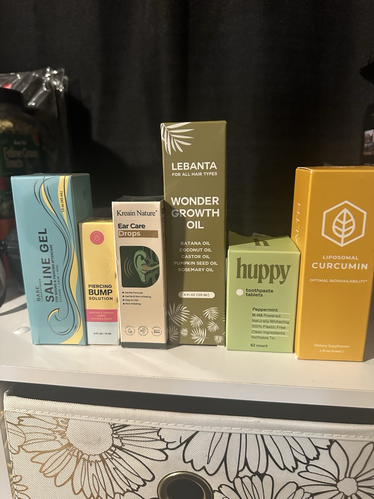 Base, Kreain Nature, Lebanta, Huppy, Alth Lot – Toothpaste, Growth Oil, Curcumin